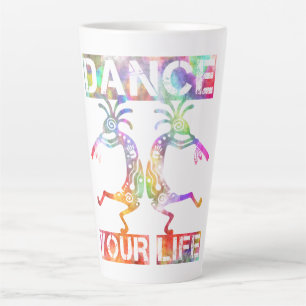 Indigene Amerikaner Kokopelli - Dance Your Life 3 Milchtasse