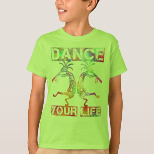 Indigene Amerikaner Kokopelli - Dance Your Life 3 T-Shirt