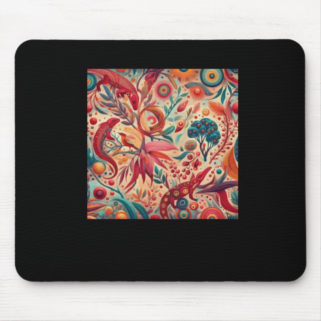 Indigene australische Aborigine-Patter Mousepad (Vorne)