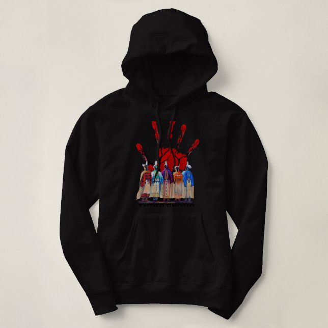 Indigene Frauen in den USA - Geschenke aus der rot Hoodie (Design vorne)