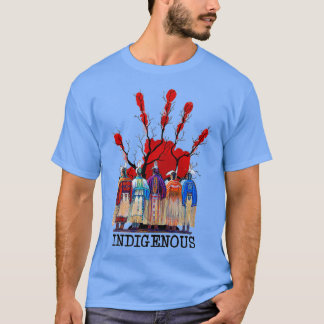 Indigene Frauen in den USA - Geschenke aus der rot T-Shirt