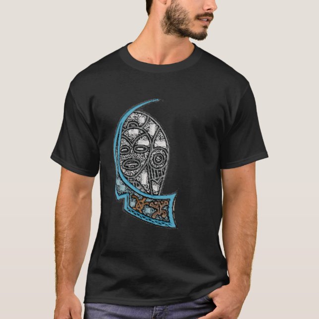Indigene Göttin Taíno Symbol aus Puerto T-Shirt (Vorderseite)