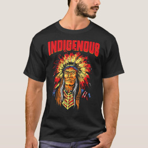 Indigene Indigene Indigene Hand Indisches Blut T T-Shirt