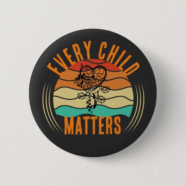 Indigene Indigene Indigene Orange Day Button (Vorderseite)