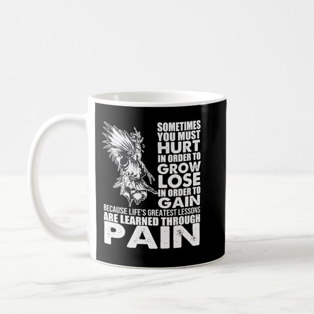 Indigene Indigene, INSPIRIERTE CHIEF. PAIN Kaffeetasse (Links)
