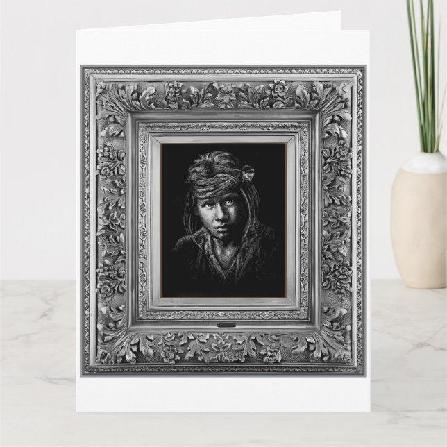 Indigene Indigene Ureinwohner. Karte (Vorderseite)