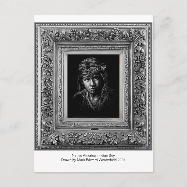 Indigene Indigene Ureinwohner. Postkarte (Vorderseite)