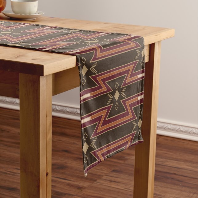 Indigene Print 2 Table Runners Kurzer Tischläufer (Beispiel)