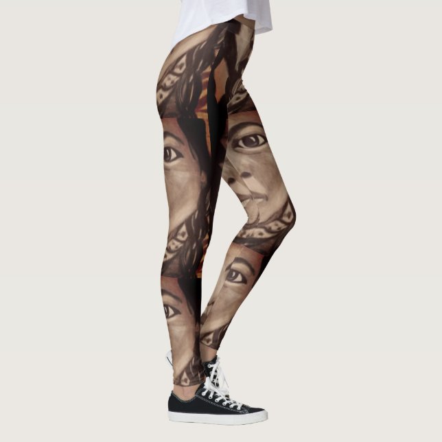 Indigene Stärke Südwestliche Mode Leggings (Rechts)