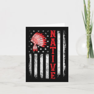 Indigene Usas-Flagge Cherokee Karte