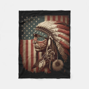 Indigene Völker Stammes-Cg Native American Indian Fleecedecke