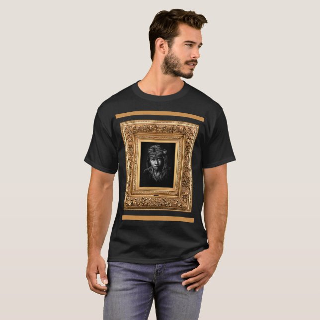 Indigener Indigener Junge T-Shirt (Vorne ganz)