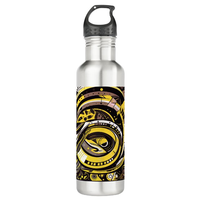 Indigener Infuser Edelstahlflasche (Vorderseite)