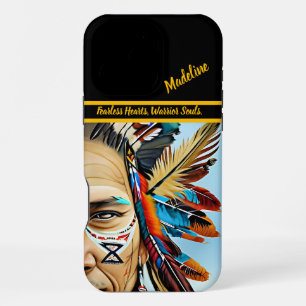 Indigenes Design-Erbe: Stammeshandwerk iPhone 16 Pro Max Hülle