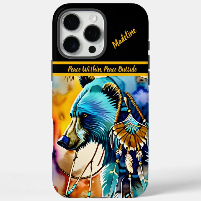 Indigenes Design: künstlerischer Flair Case-Mate iPhone Hülle (Rückseite)