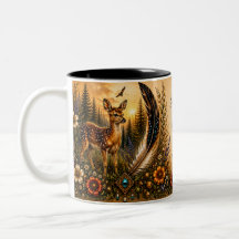 Indigenes Erbe Reh Tasse
