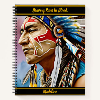 Indigenes Kompositionsbuch: Wilder Flair Notizbuch