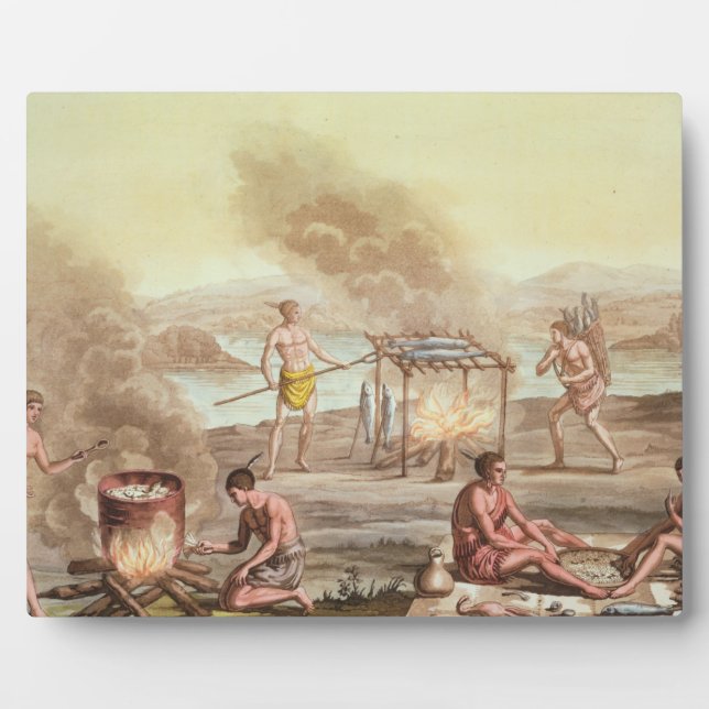 Indigenous from Florida fertiing and cook Fotoplatte (Vorderseite)