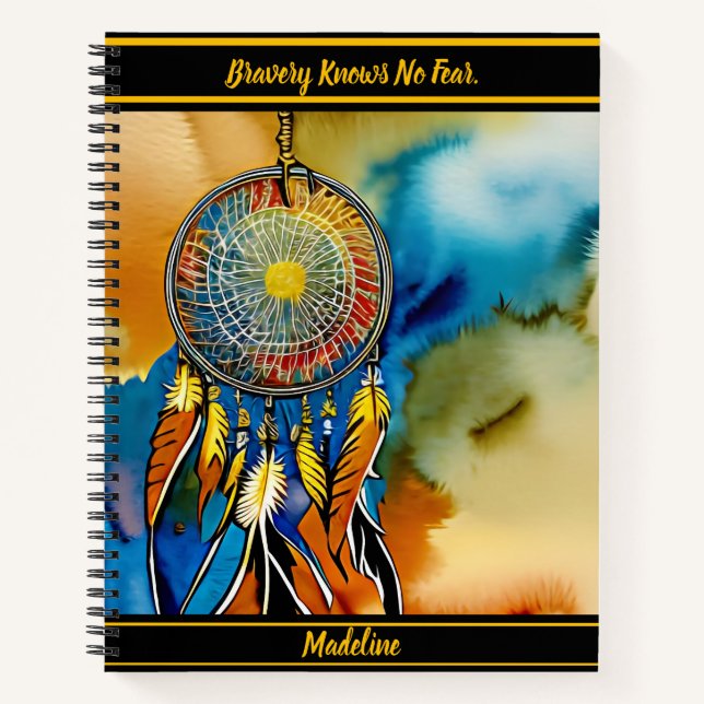 Indigenous Record Book: Art Designs Notizbuch (Vorderseite)