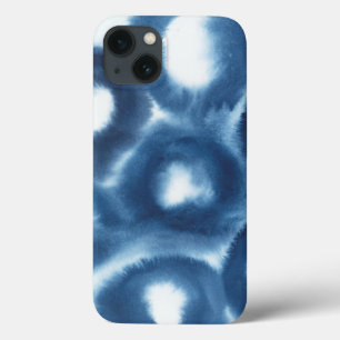 Indigio Aquarell-Druck-Kreise Case-Mate iPhone Hülle