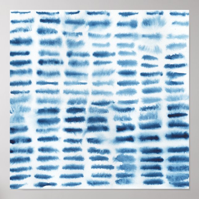 Indigio Wassercolor Print Poster (Vorne)