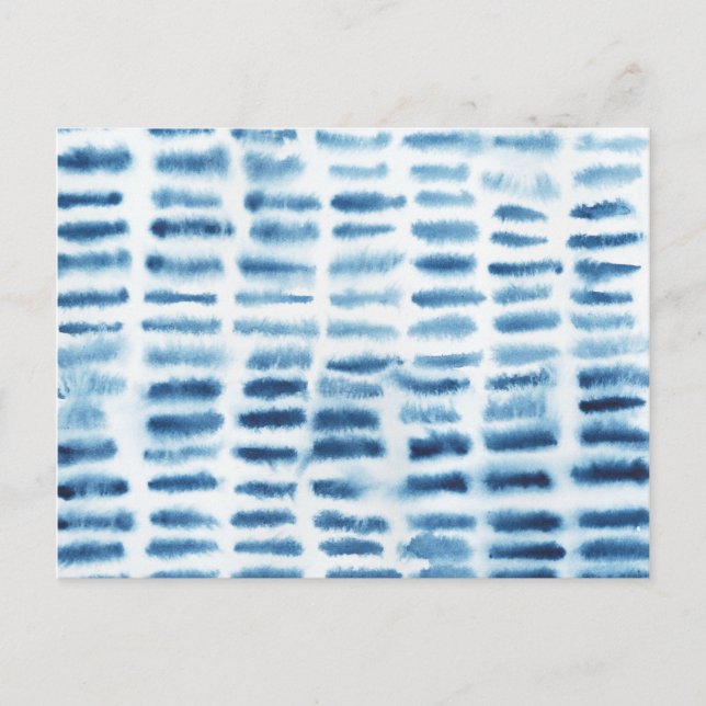 Indigio Wassercolor Print Postkarte (Vorderseite)