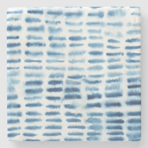 Indigio Wassercolor Print Steinuntersetzer