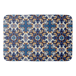 Indigo Azulejo Blau Portugiesisch Lissabon Talaver Badematte