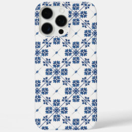 Indigo Azulejo Blue Portuguese Lisbon Decorative iPhone 16 Pro Max Hülle