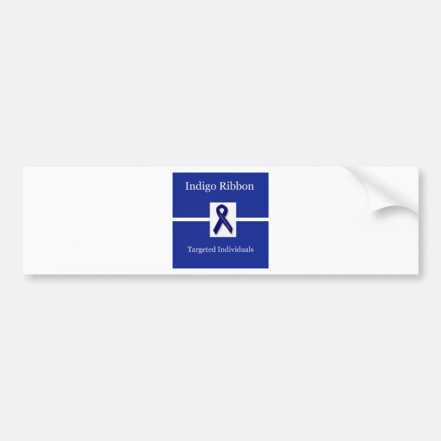 Indigo-Band in der Feier Autoaufkleber (Vorne)