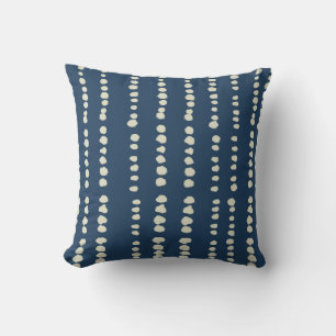 Indigo Blau Tie Dye Shibori Kissen