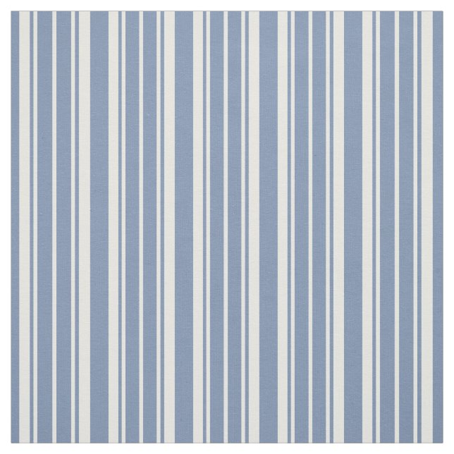 Indigo-Blau-und Weiß-tickendes gestreiftes Gewebe Stoff (Muster)