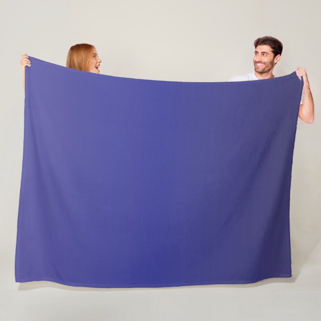 Indigo Blau-Verlauf Fleecedecke (Beispiel)