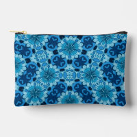 Indigo Blue Floral Chinesisches Fliesenmuster