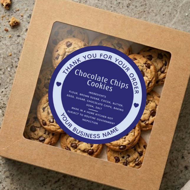 Indigo Blue Hütte Law Ingredients Baker Sticker (Von Creator hochgeladen)