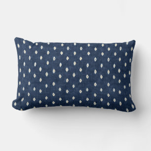 Indigo Blue Lumbar Pillow Lendenkissen