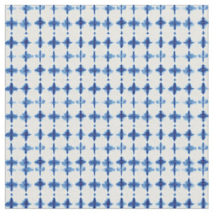 Indigo Blue Shibori Gefärbte Krawatte Abstrakt Stoff