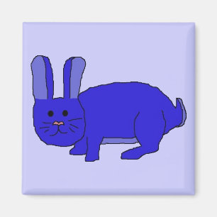 Indigo Bunny Magnet