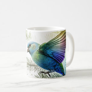 Indigo-Buntings, ein kleiner ziehender Singvogel Kaffeetasse