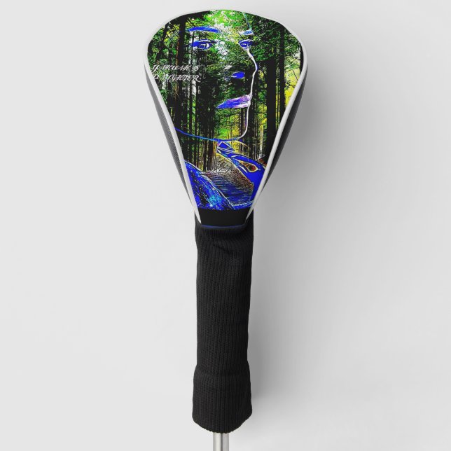 Indigo Candy 01 Golf Headcover (Vorderseite)