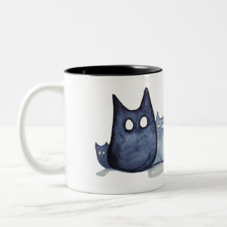 Indigo Catz Zweifarbige Tasse
