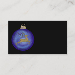 INDIGO CHRISTMAS BUBBLE VISITENKARTE