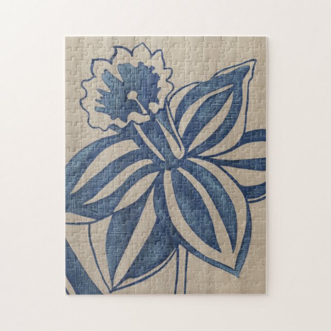 Indigo Daffodil Puzzle (Vertikal)