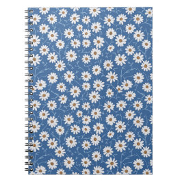 Indigo Dream Daisies Notizblock