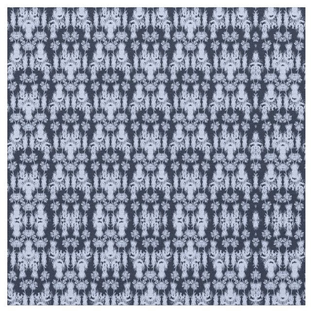 Indigo Echoes Fabric Stoff (Nahaufnahme)