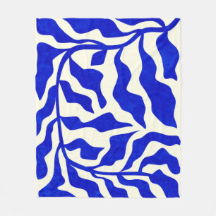 Indigo Elegance Fleecedecke