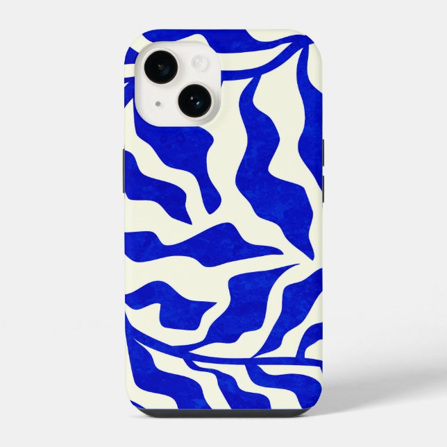 Indigo Elegance iPhone Hülle (Rückseite)