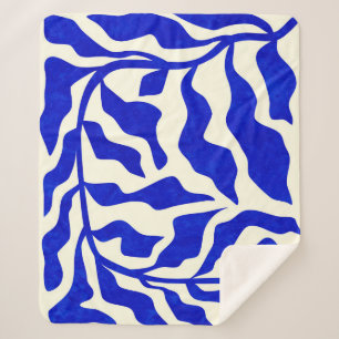 Indigo Elegance Sherpadecke