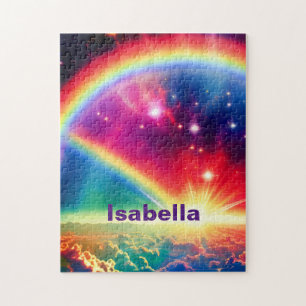 Indigo Event Over Fantasy Indigo Clouds Szene Puzzle