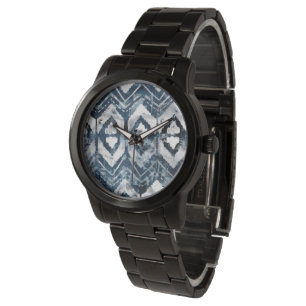 Indigo-Extraktion - geometrisch Armbanduhr